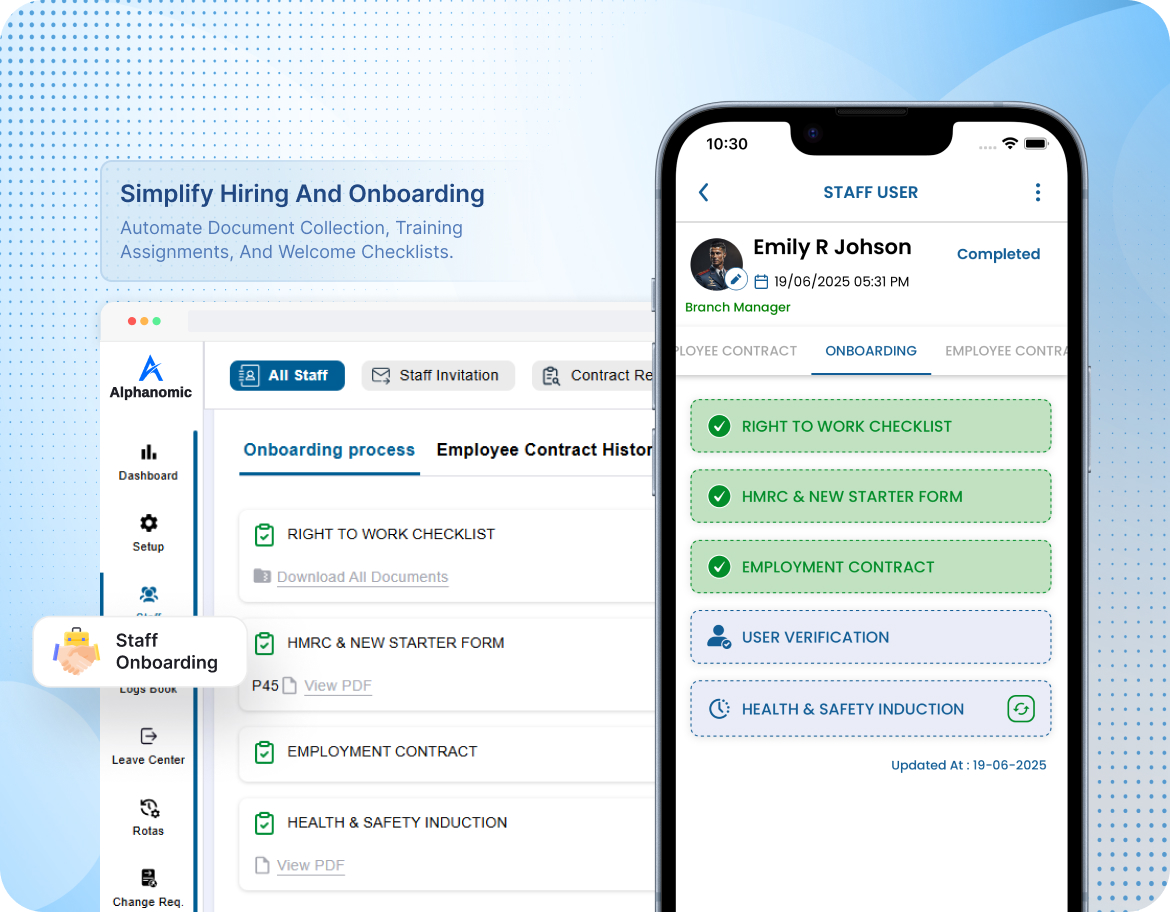 Streamlined Staff Onboarding